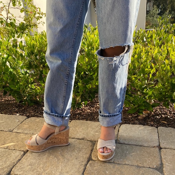 Sand Cork Prada Wedges!! - Picture 4 of 6